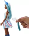 Mattel. Barbie Lalka Jednorożec, niebieska HRR14 - tantis.pl