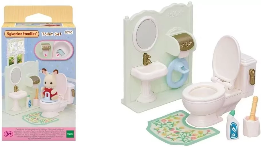 Sylvanian Families. Łazienka zestaw z toaletą 5740 - tantis.pl