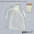 Woreczki organzowe ecru 15x10cm - tantis.pl