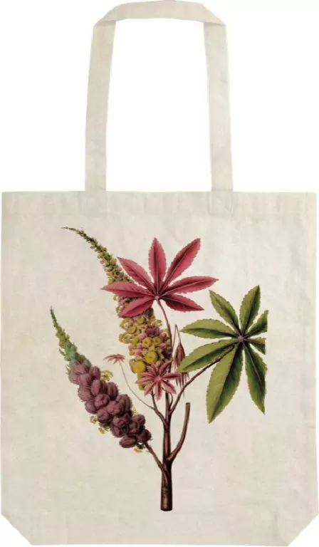 Torba bawełniana na ramię Szoperka STBAG 03 Palma różowa - tantis.pl