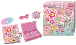 Zestaw do robienia bransoletek w podświetlanym pudełku Buźki