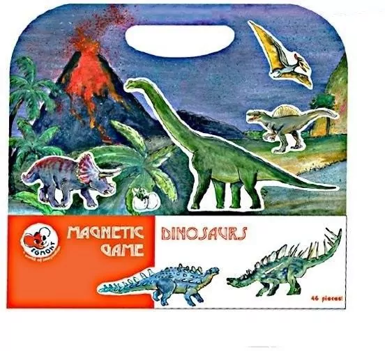 Układanka magnetyczna. Dinozaury - tantis.pl