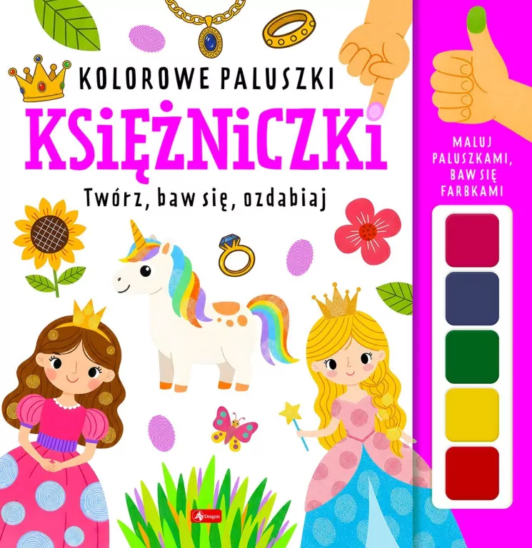 Kolorowe paluszki. Księżniczki - tantis.pl