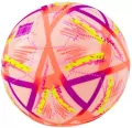 Piłka gumowa jaskrawa we wzorki pomarańczowa 24cm - tantis.pl