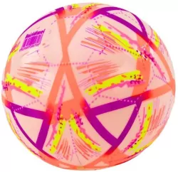 Piłka gumowa jaskrawa we wzorki pomarańczowa 24cm