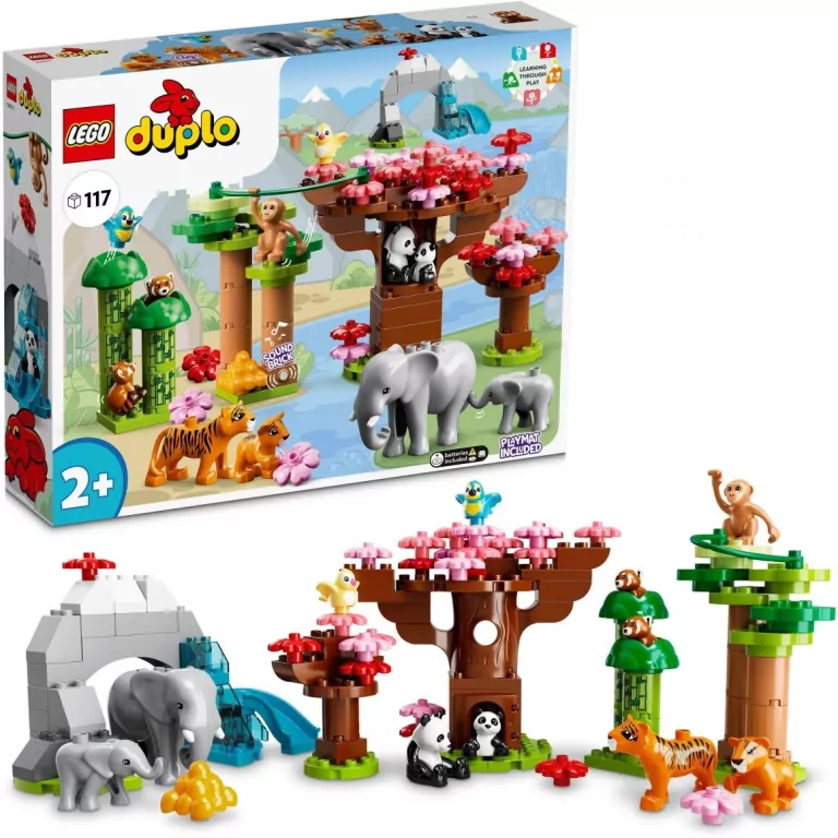 LEGO® DUPLO® Town. Dzikie zwierzęta Azji. 10974 - tantis.pl