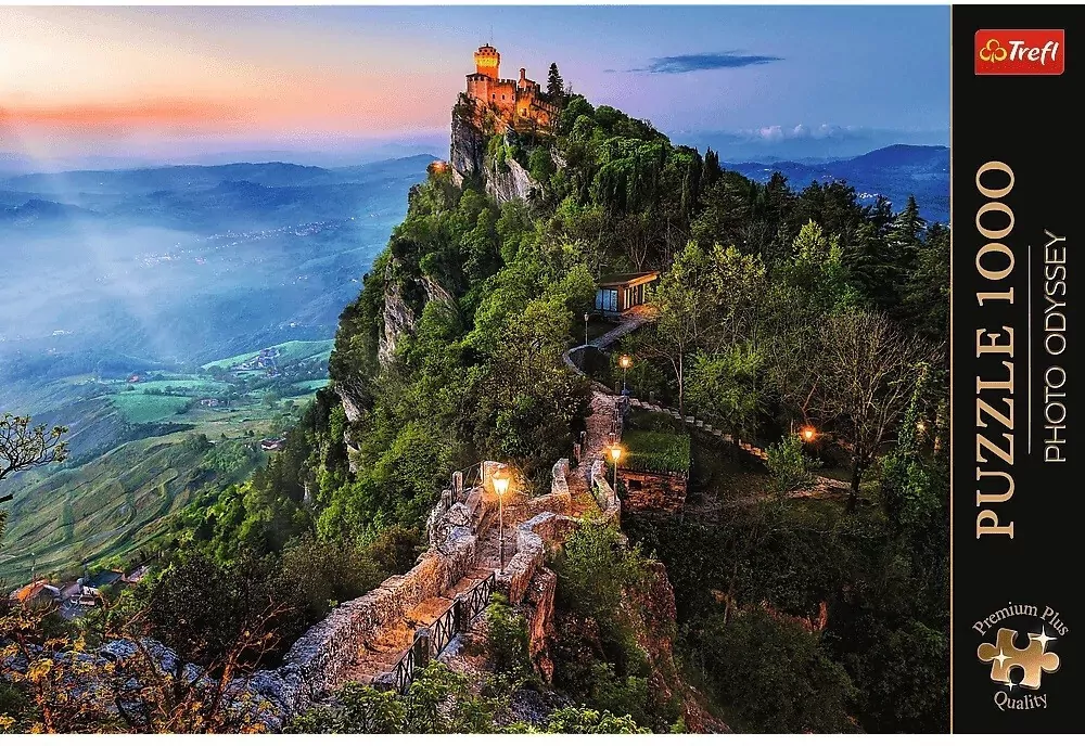 Puzzle 1000. Wieża Cesta, San Marino - tantis.pl