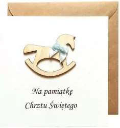 Karnet okolicznościowy. Chrzest. Naem