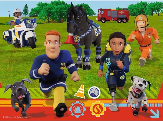 Puzzle 30. Gotowi do pomocy. Strażak Sam