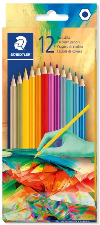 Kredki sześciokątne Multiverse 12 kol STAEDTLER - tantis.pl