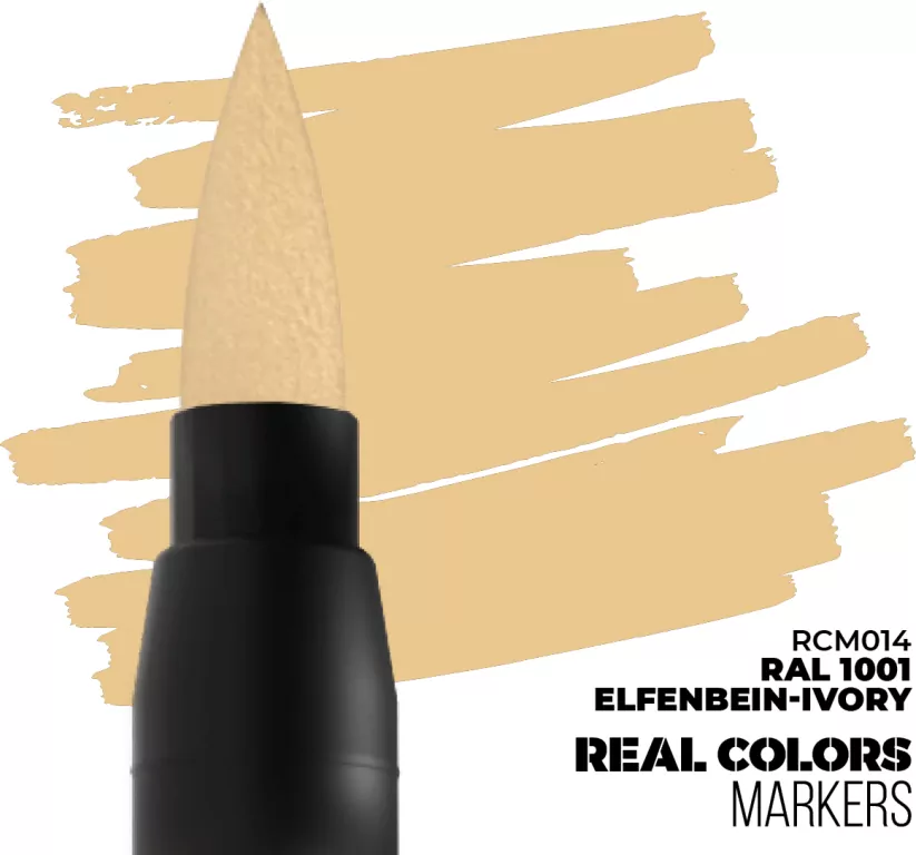AK Interactive: Real Colors Markers - RCM014 - RAL 1001 Elfenbein-Ivory - tantis.pl
