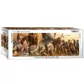 Puzzle 1000. Dinozaury, Haruo Takino, Panorama - tantis.pl