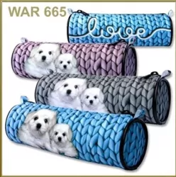 Piórnik tuba na zamek: Pieski