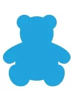 Dziurkacz ozdobny. Miś 2,5cm, mix - tantis.pl