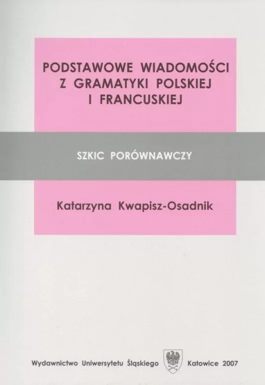 Podstawowe wiadomości z gramatyki PL-FR - tantis.pl
