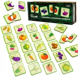 Drewniana lamiglówka warzywa