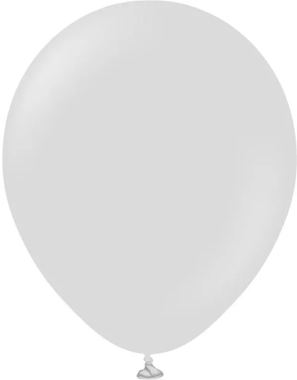 Balony Kalisan retro jasnoszare 25szt - tantis.pl