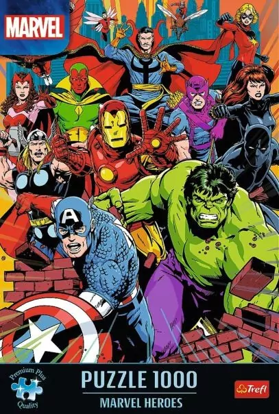 Puzzle 1000 Marvel Heroes TREFL - tantis.pl