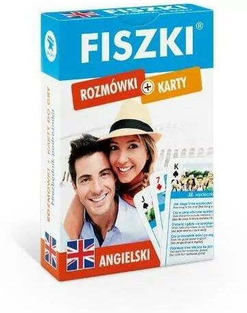 Fiszki Rozmówki angielskie + karty do gry - tantis.pl