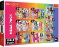 Trefl. Puzzle 10w1. Kolekcja modnych laleczek. Rainbow High - tantis.pl