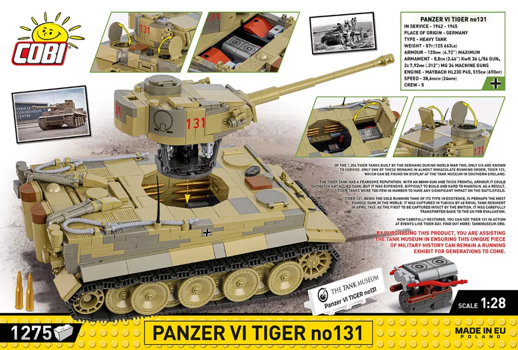 Historical Collection Panzer VI Tiger no131 - tantis.pl