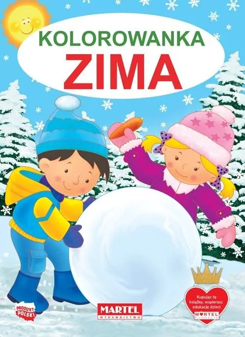 Zima. Kolorowanka - tantis.pl