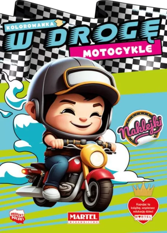 W drogę. Motocykle z naklejkami - tantis.pl