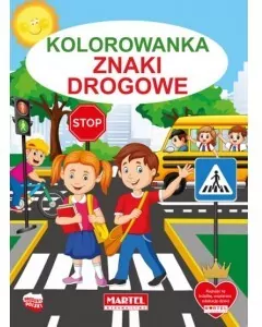 Kolorowanka. Znaki drogowe - tantis.pl