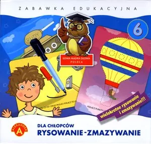 Rysowanie-zmazywanie 6. Dla chłopców - tantis.pl