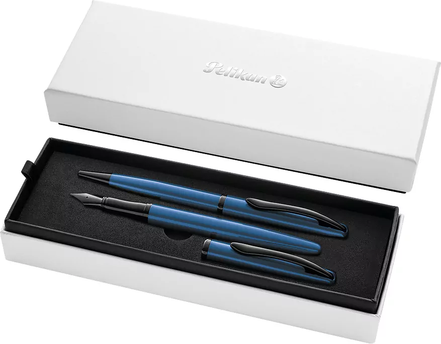 Zestaw Jazz Noble Aqua pióro wieczne + długopis - tantis.pl