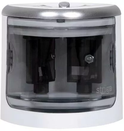 Temperówka elektryczna na dwa otwory czarna STRIGO - tantis.pl