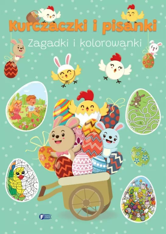 Kurczaczki i pisanki. Zagadki i kolorowanki - tantis.pl
