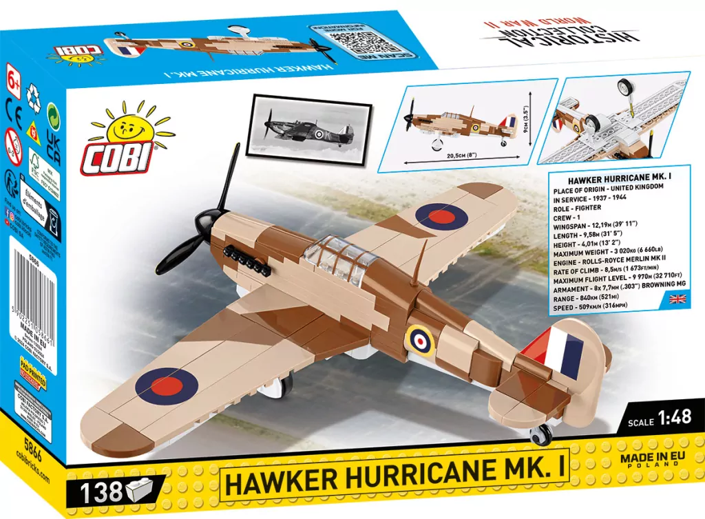 HC WWII Hawker Hurricane Mk. I - tantis.pl