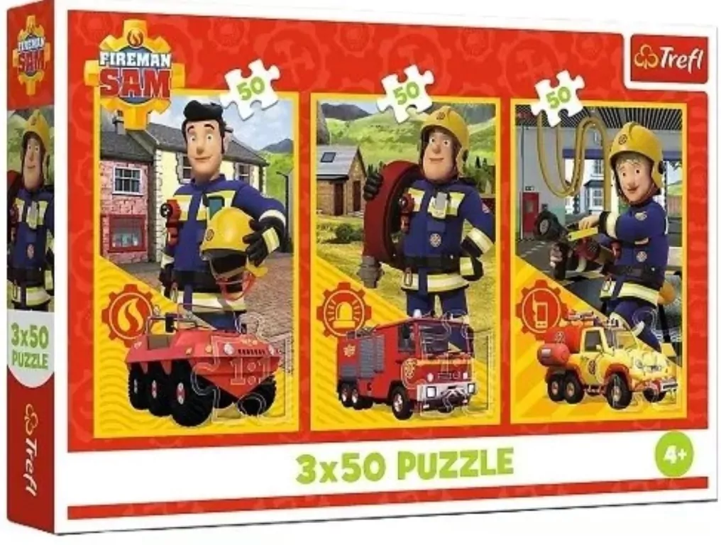 Puzzle 3x50 Ekipa z remizy TREFL - tantis.pl