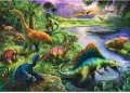 Drapieżne dinozaury. Puzzle 200 elementów - tantis.pl