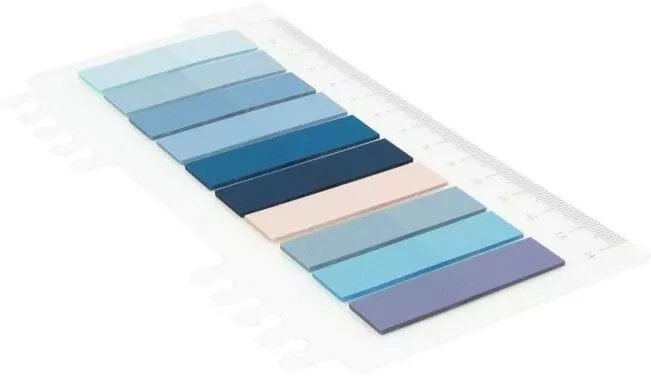 Zakładki indeksujące plastikowe 10x20 12mmx45mm - tantis.pl