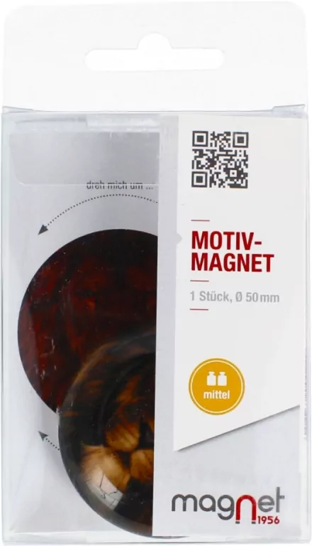 Magnes szklany Lew. Kopuła 5 cm - tantis.pl