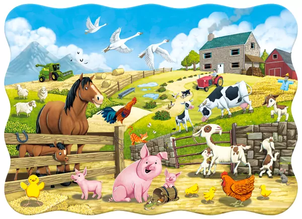 Puzzle 30. Animals on the Farm - tantis.pl