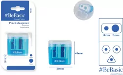 Temperówka podwójna z pojemnikiem