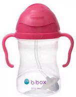 Bidon ze słomką 240 ml, malinowy, b.box