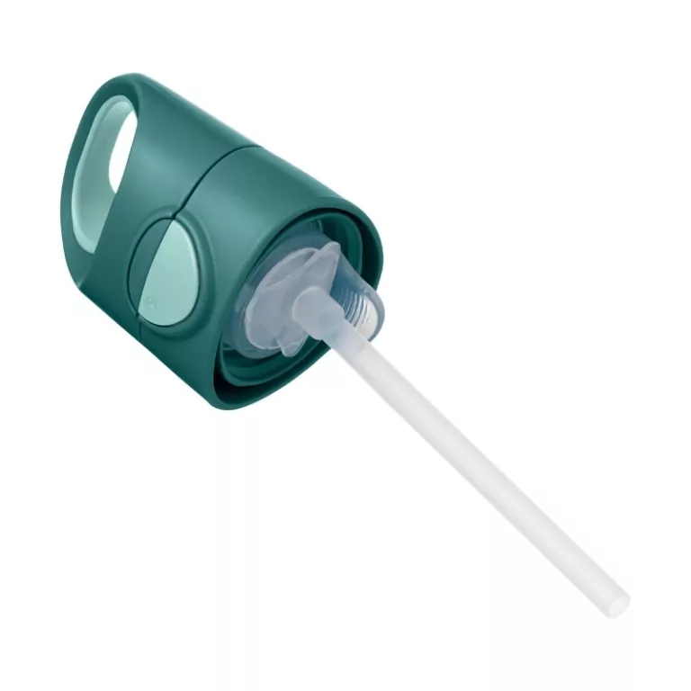 B.Box. Bidon tritanowy ze słomką. 450 ml. Emerald Forest - tantis.pl