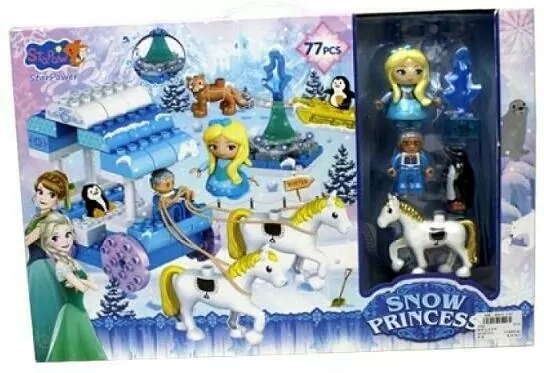 Klocki Lodowa Kraina Powóz 77elementów - tantis.pl