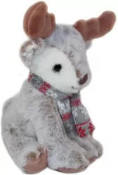 Łoś Renifer świąteczny tradycyjny 22cm