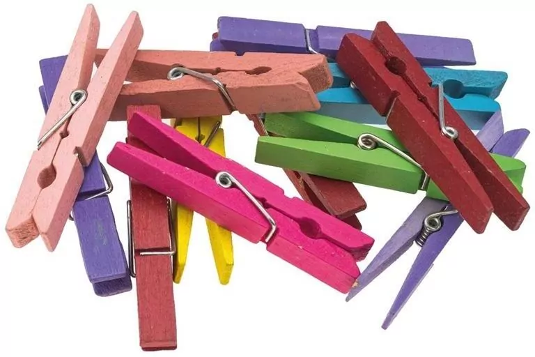 Klamerki kolorowe 7,5cm - tantis.pl