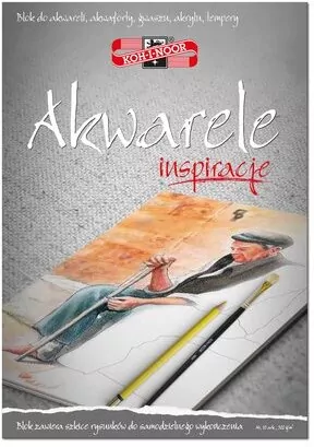 Blok do akwareli A4. Inspiracje - tantis.pl