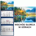 Kalendarz 2026 trójdzielny wschód słońca - tantis.pl