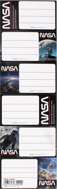 Naklejki na zeszyt NASA - tantis.pl