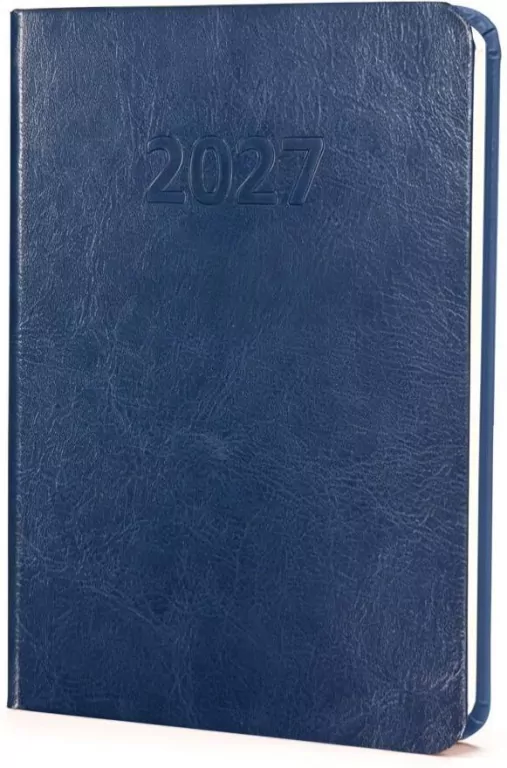 Kalendarz 2027 A6 Prestige Tygodniowy Granatowy - tantis.pl