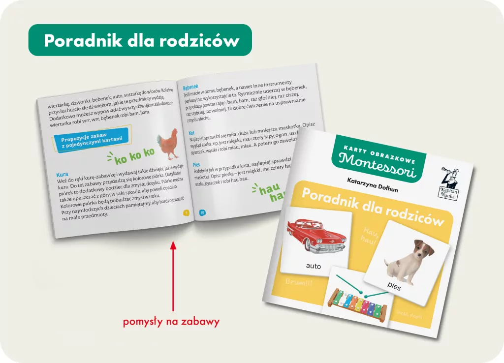 Montessori. Karty obrazkowe Dźwięki. 1-3 lata - tantis.pl