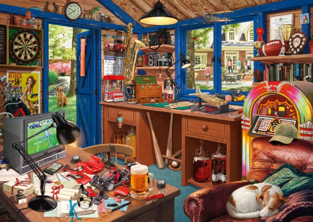 Puzzle 1000. Warsztat taty. Secret Puzzle - tantis.pl